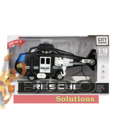 Elicopter cu inerție 1:16 "Police Helicopter" (lumini, sunete)